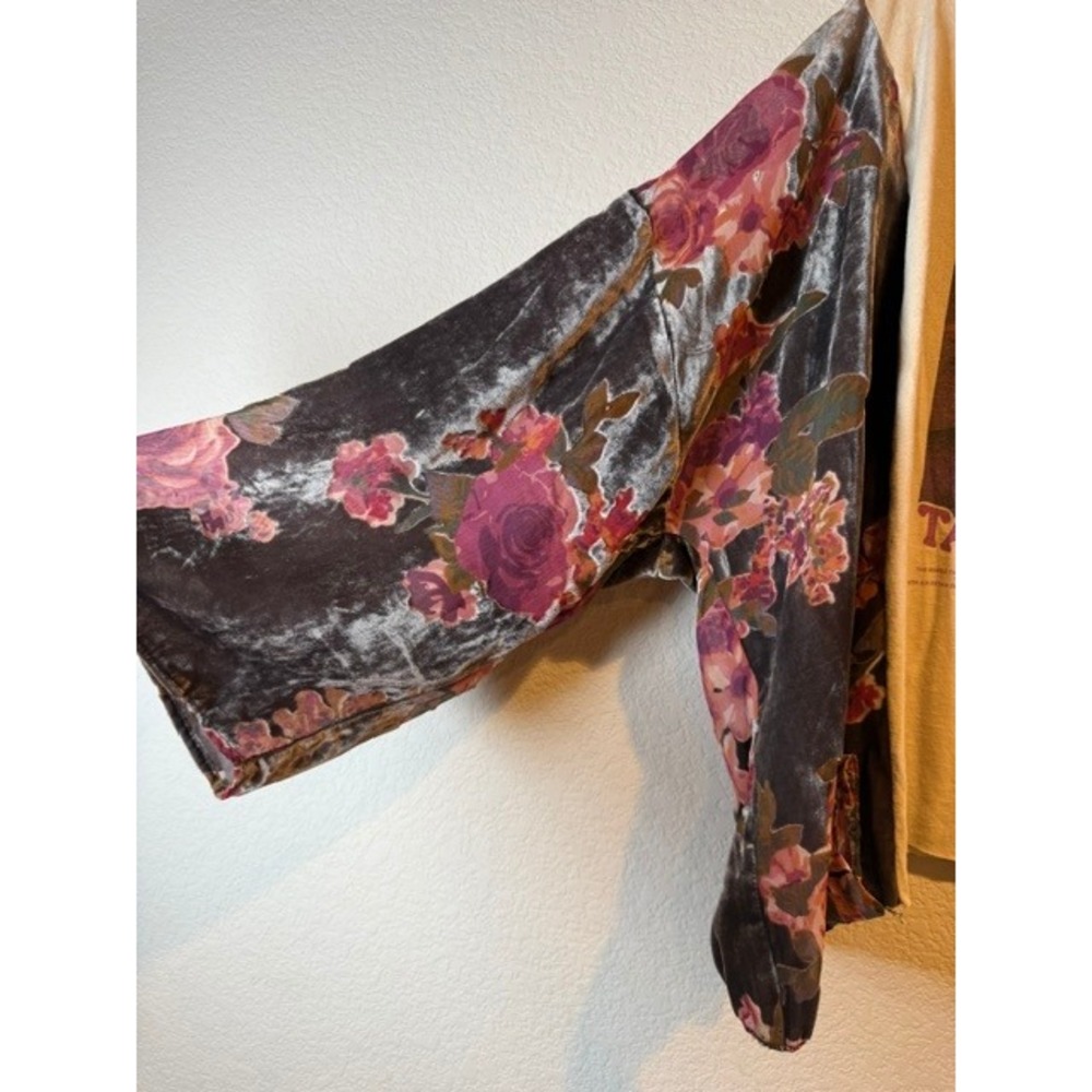 Taylor Swift Speak Now Taylor's Version Upcycled Reworked Floral Velvet Boho O/S - Picture 3 of 7